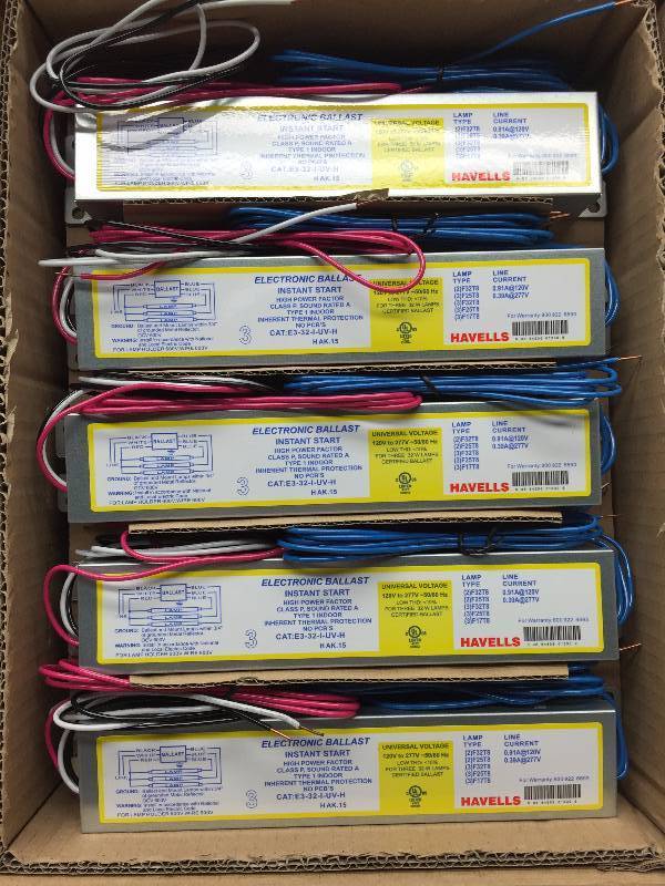 E-332-I-UV-H T8 (F32) 1 CASE OF 10 ELECTRONIC BALLAST