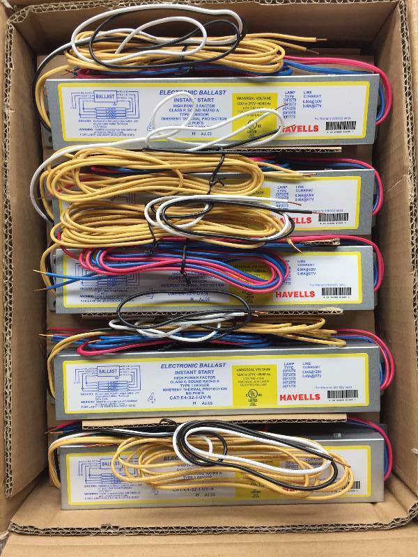 E-432-I-UV-N T8 (F32) 1 CASE OF 10 ELECTRONIC BALLAST
