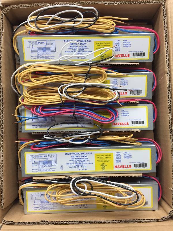 E-432-I-UV-N T8 (F32) 1 CASE OF 10 ELECTRONIC BALLAST