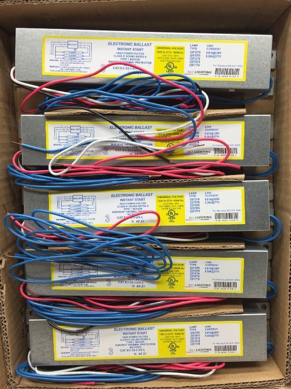 E-332-I-UV-L T8 (F32) 1 CASE OF 10 ELECTRONIC BALLAST