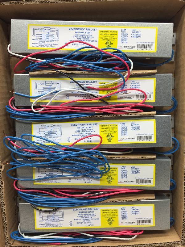 E-332-I-UV-L T8 (F32) 1 CASE OF 10 ELECTRONIC BALLAST