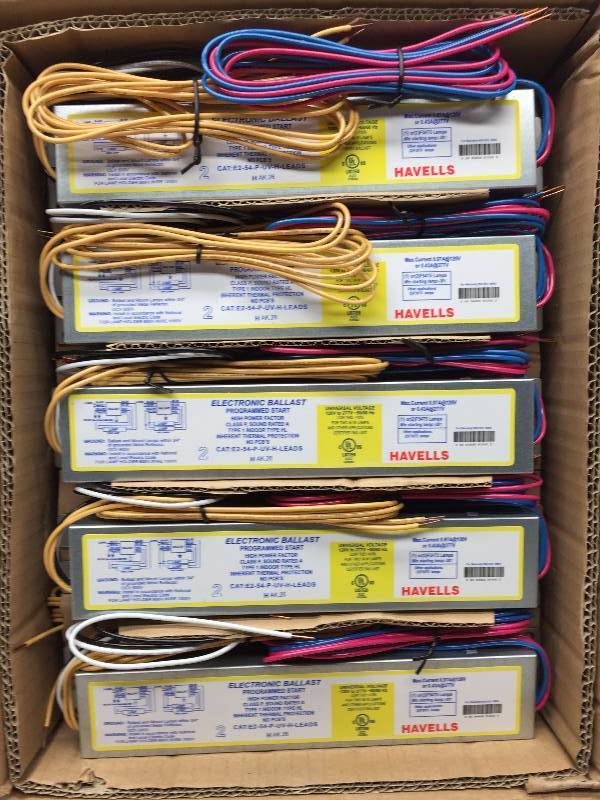 E2-54-P-UV-H T5 (F54) 1 CASE OF 10 ELECTRONIC BALLAST