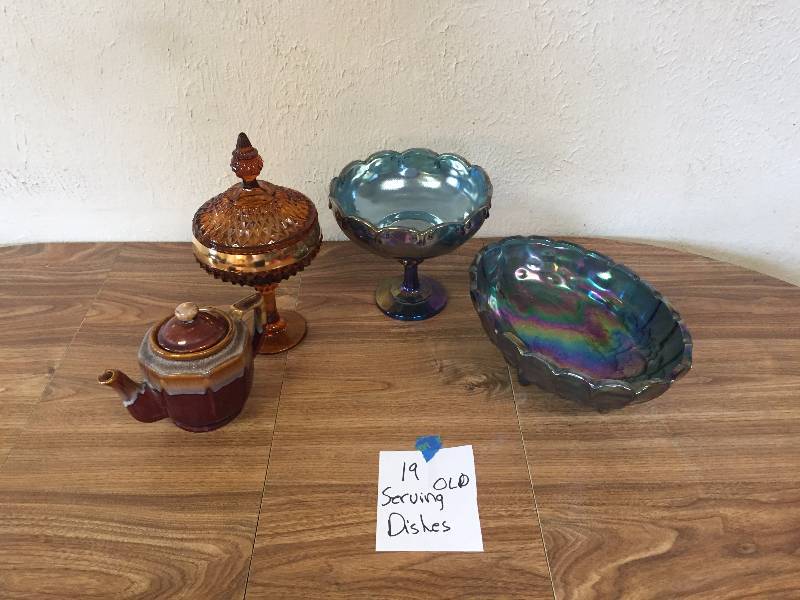 ANTIQUE SERVING BOWLS