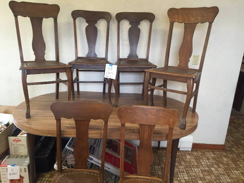 SIX ANTIQUE CHAIRS