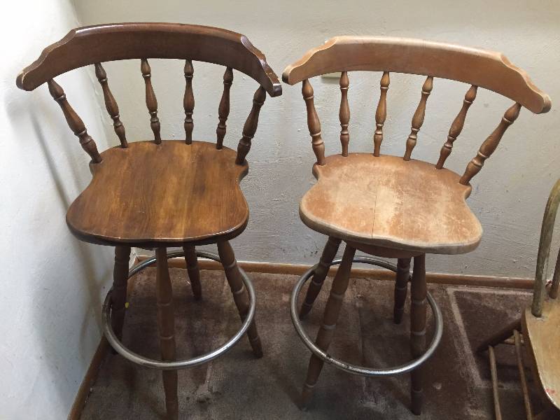 TWO BAR STOOLS