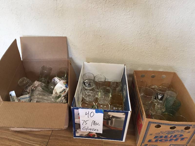 ROUGHLY 75 GLASSES