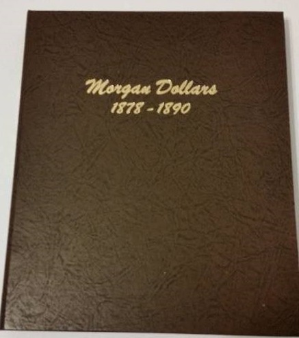 Dansco Morgan Silver Dollars 1878-1890 Collectors Album