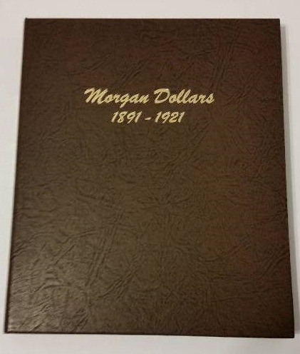 Dansco Morgan Silver Dollars 1891-1921 Collectors Album