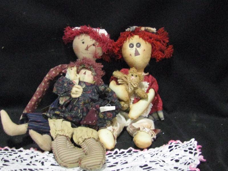 Raggedy Ann & Andy Dolls