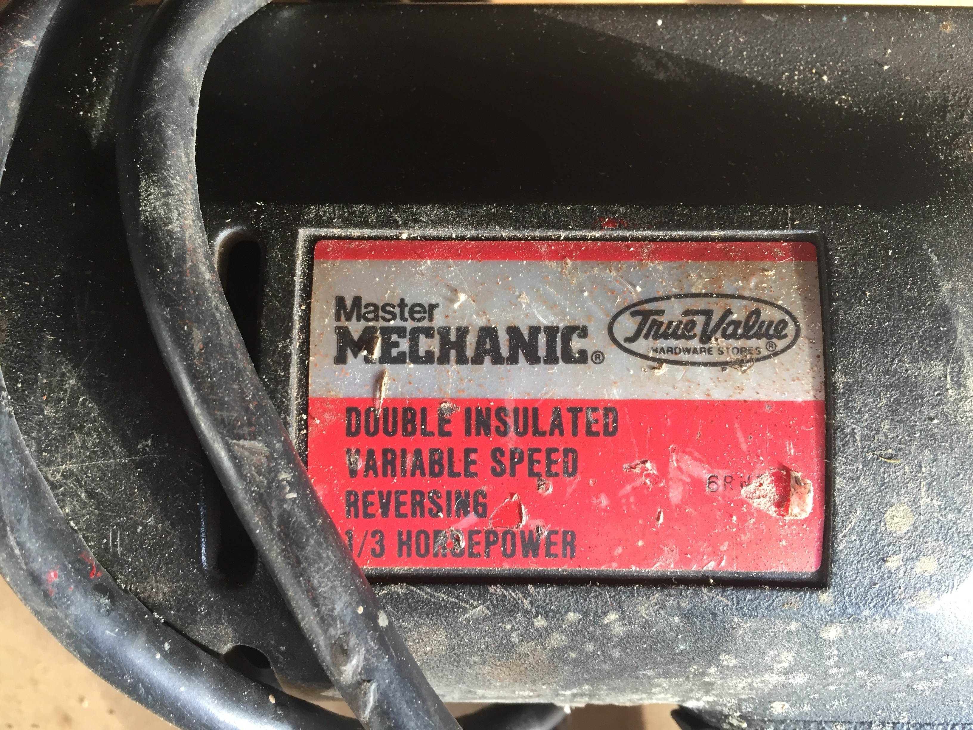 lot 5 image: Master Mechanic Handheld Drill