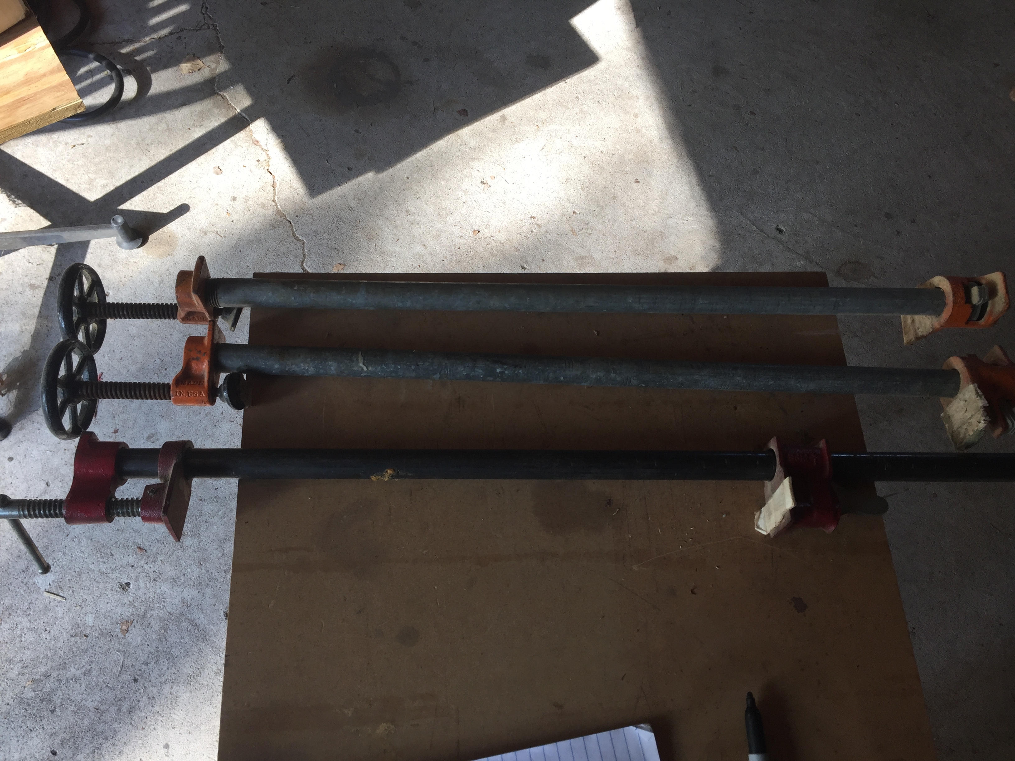 lot 43 image: Set of Pipe Clamps