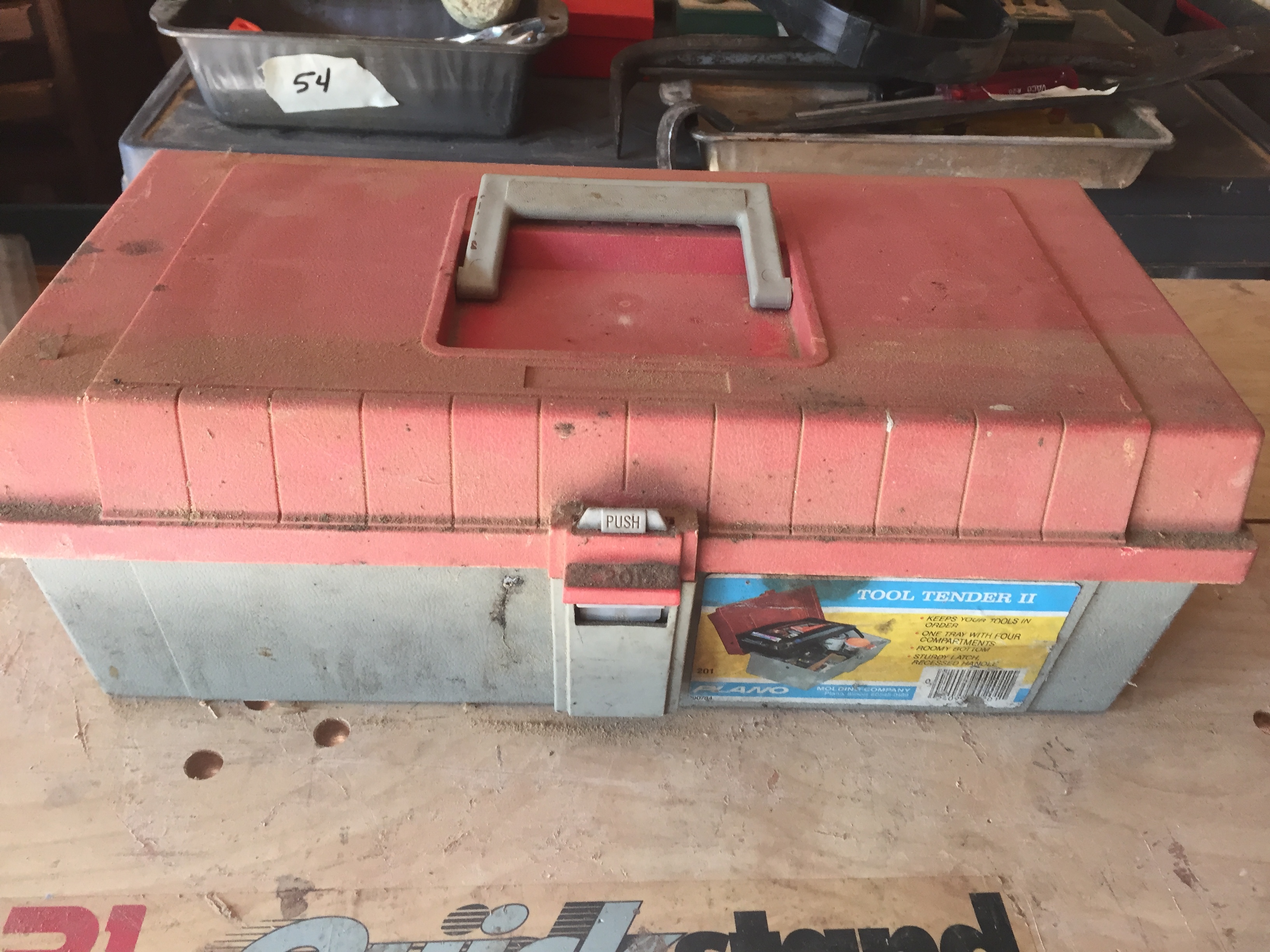 lot 67 image: Toolbox with tools