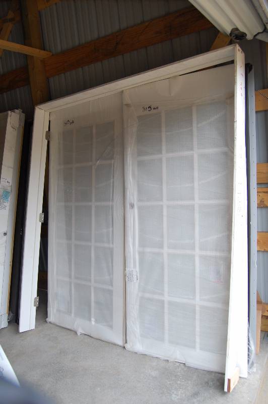 lot 267 image: Swinging Patio French Doors