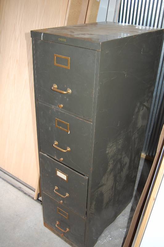 lot 222 image: Steel File Cabinet