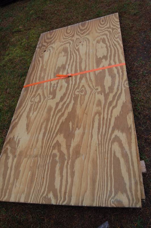 lot 371 image: Foundation Wall Plywood Panels