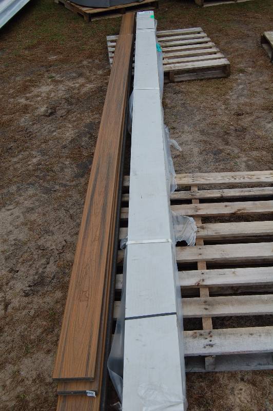lot 373 image: MiraTech Trim & Trex Decking