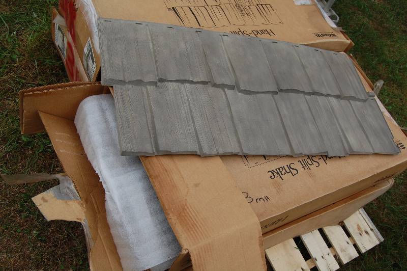 lot 401 image: Hand Split Shake Style Siding