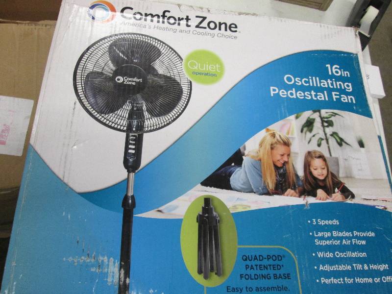 Comfort Zone 16 inch Oscillating Pe...