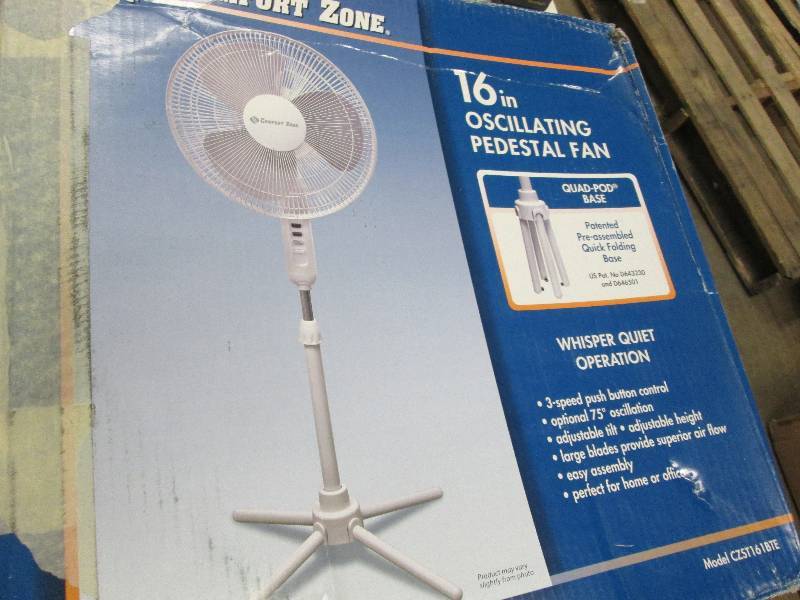 Comfort Zone 16 inch Oscillating Pe...