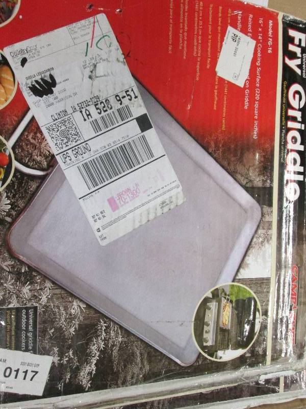 Flat Griddle by Camp Chef open box ...