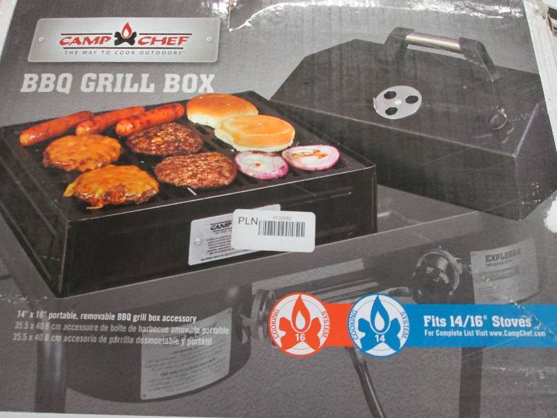 Camp Chef BBQ Grill Box open box, u...