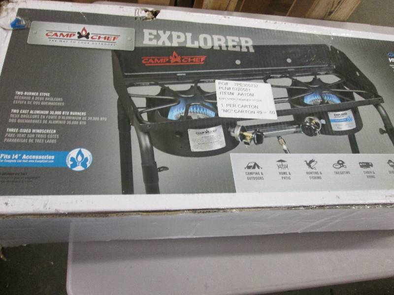 Camp Chef Explorer 2 Burner Stove  ...