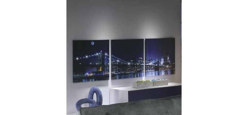 3-Piece Lit Cityscape Art open box,...