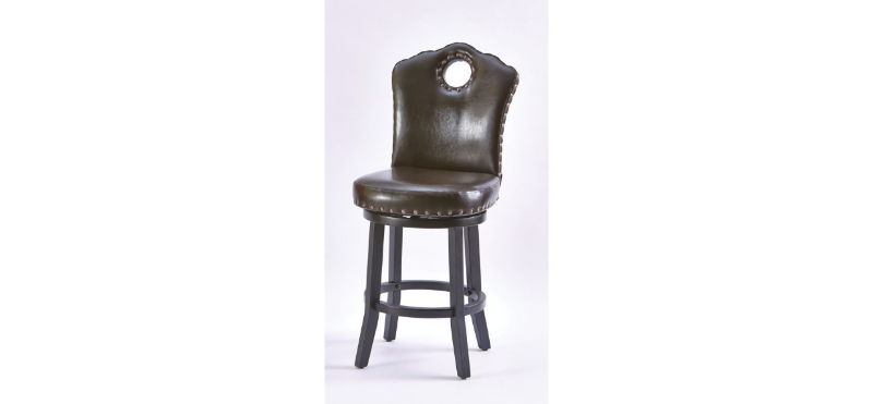 Nailhead Swivel Bar Stool open box,...