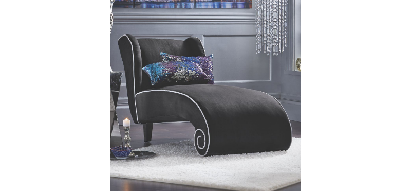 Claudette Curved Lounge Chair open ...