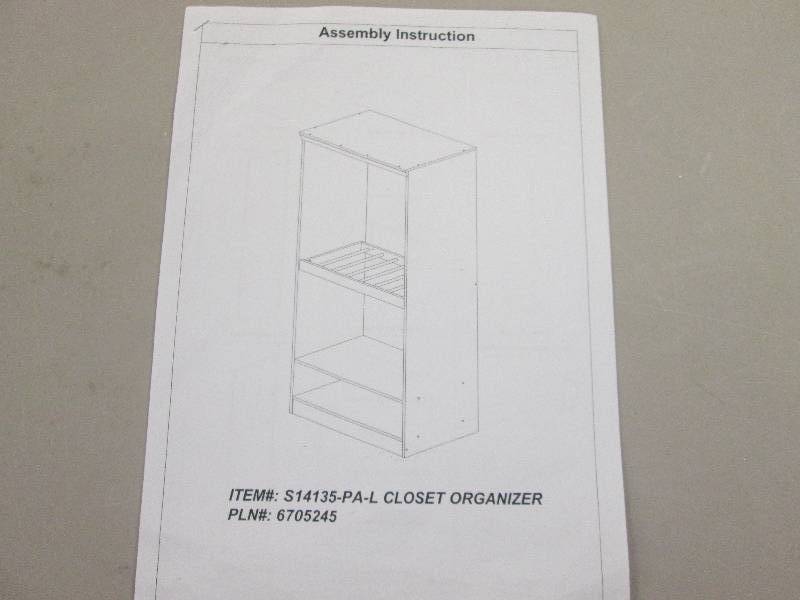 Wooden Closet Organizer...