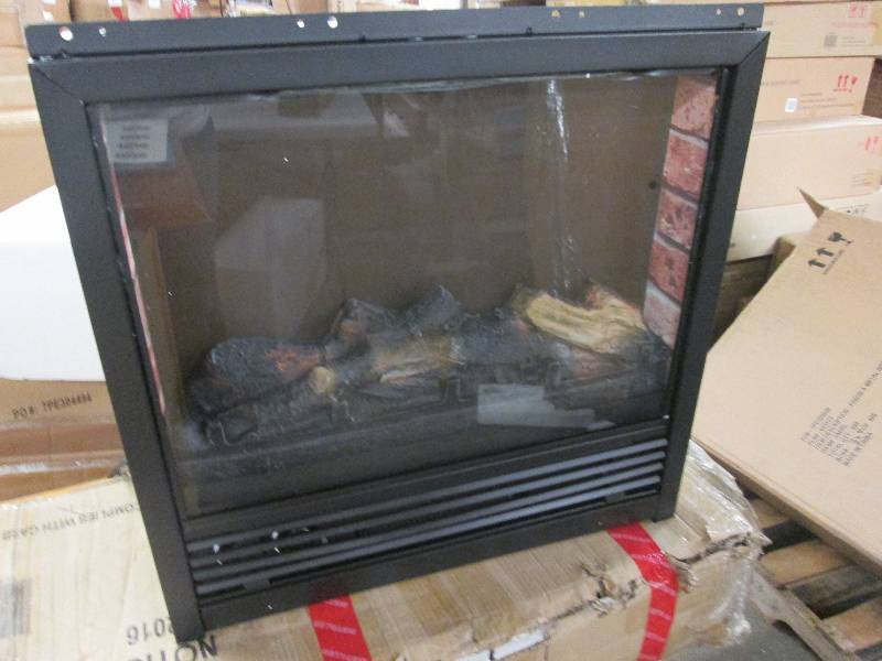 Electric Fireplace Insert Open Box Catalog Returns Small