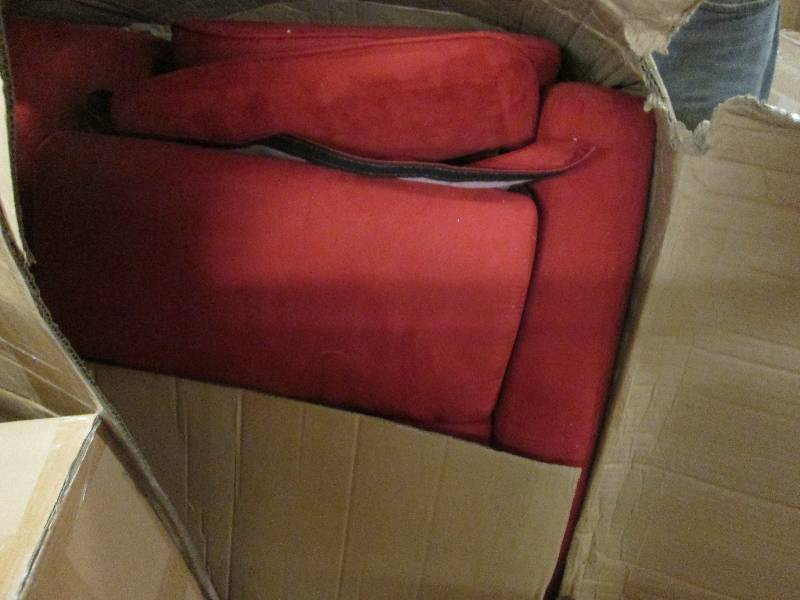 Microfiber Wingback Recliner Rust o...