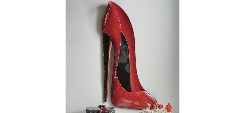 Red Stiletto Wall Art open box Reta...