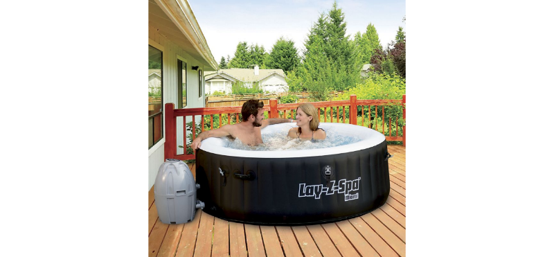 6-Foot Lay-Z-Spa Miami by Bestway o...
