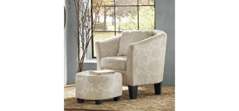 Crestview Accent Chair & Ottoman op...