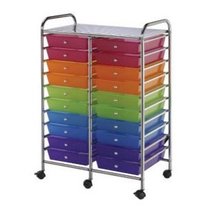 20 Drawer Storage Cart open box Ret...