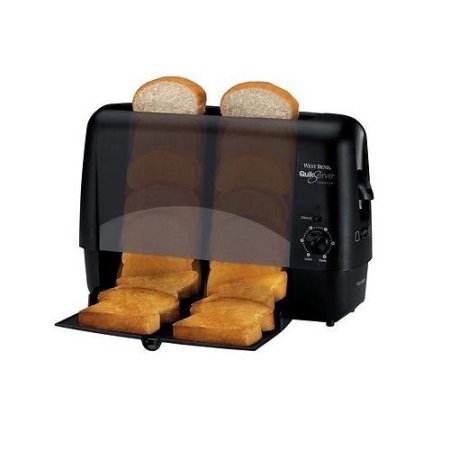 West Bend Quik Serve Toaster, Black...