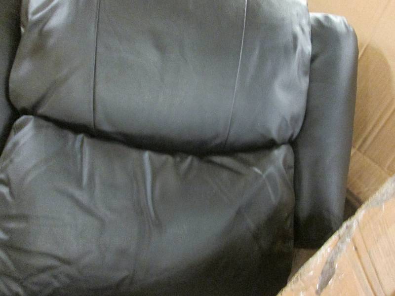 Massage Recliner in Black open box,...