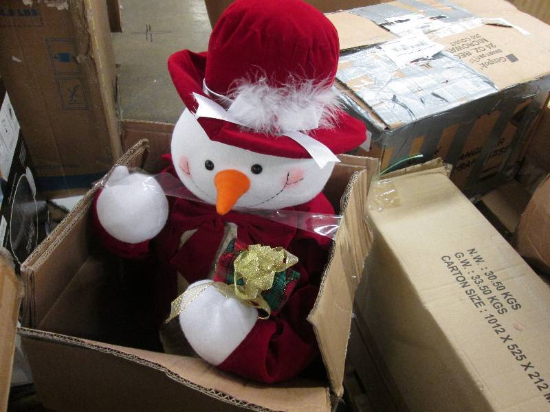 Animated Mrs Snowman 36 inches open...
