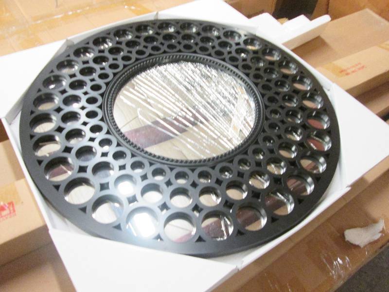Concentric Circles Mirror open box,...