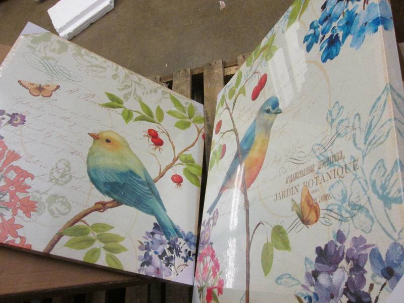 Large Wall Art Birds  open box Re...