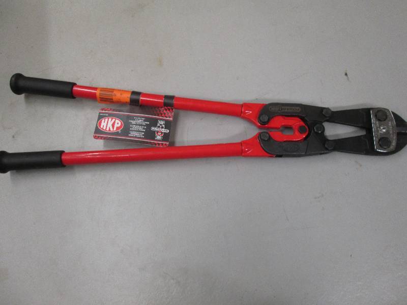 lot 5 image: double compound action bolt cutter...