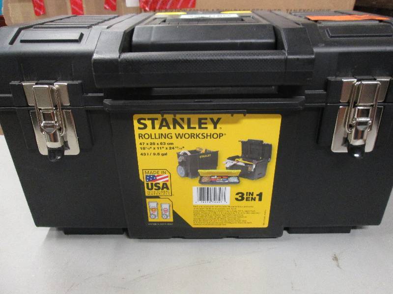 lot 11 image: stanley tool box 3 in 1 18 12 x 1...