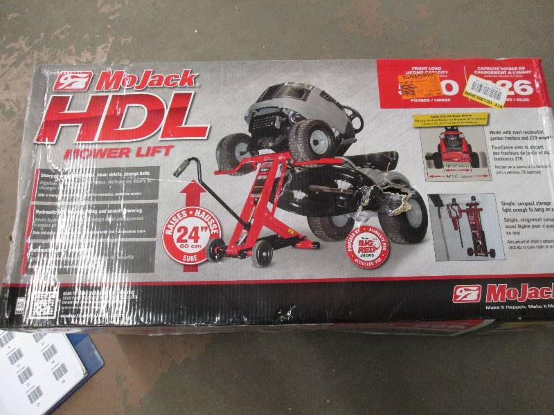 lot 14 image: mo jack hdl lawnmower jack 24 lift...