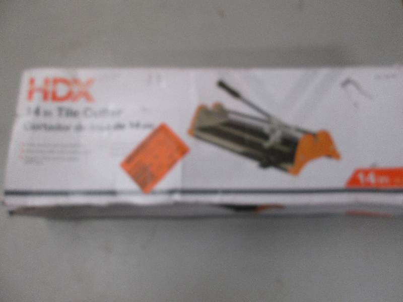lot 24 image: 14 inch tile cutter new...