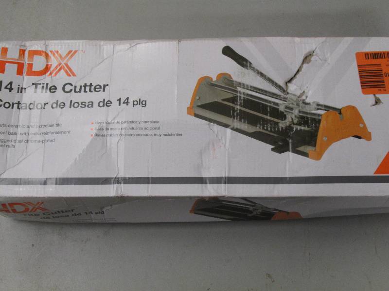 lot 25 image: 14 inch tile cutter  new...