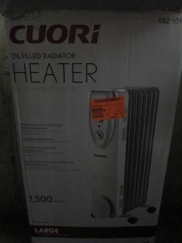 lot 415 image: Cuori oil filled heater 1500 watts ...