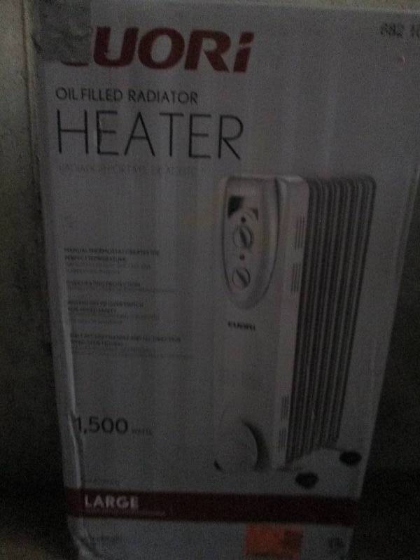 lot 416 image: Cuori oil filled heater 1500 watts ...
