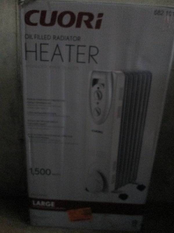 lot 417 image: Cuori oil filled heater 1500 watts ...