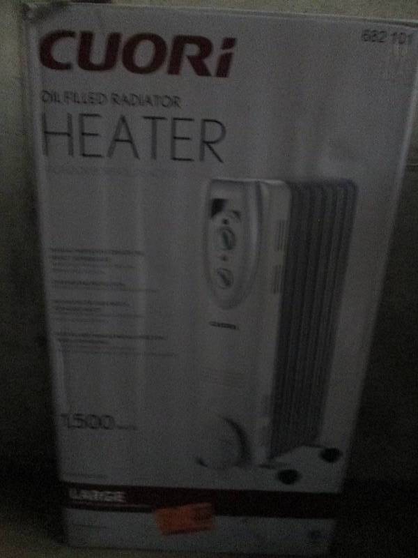 lot 418 image: Cuori oil filled heater 1500 watts ...